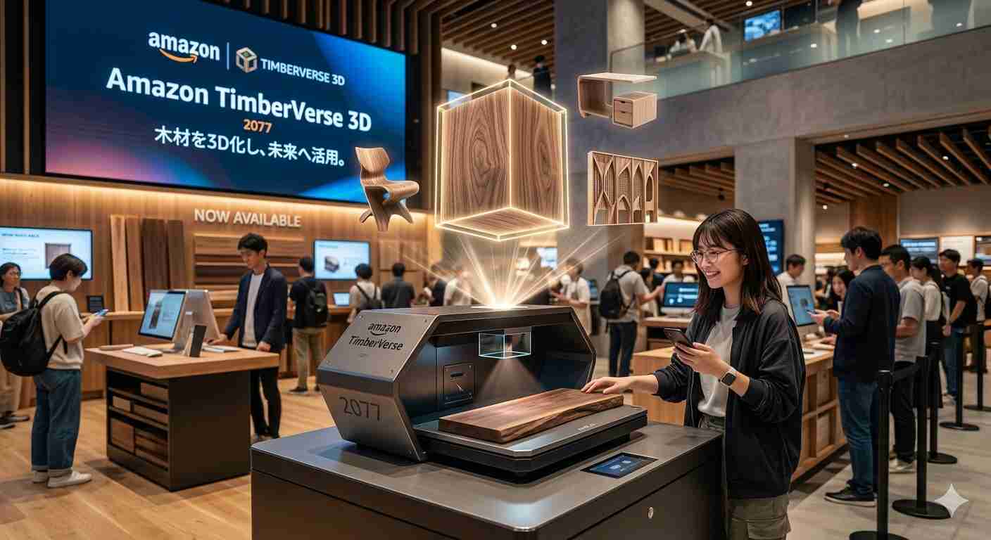 ����2077�N�A�؍ނ̉摜�f�[�^����͂����3D�����A���p�����񎦂���K�[�b�g��Amazon���甭���J�n