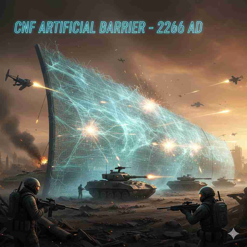 ����2266�N�A�^�푈�ɂĎg�p���ꂽ�Z�����[�X�i�m�t�@�C�o�[�iCNF�j��p�����l�H�o���A